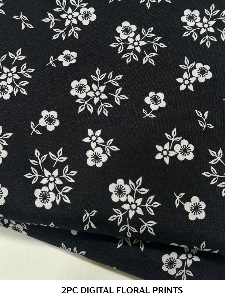 2PC Digital Floral Print