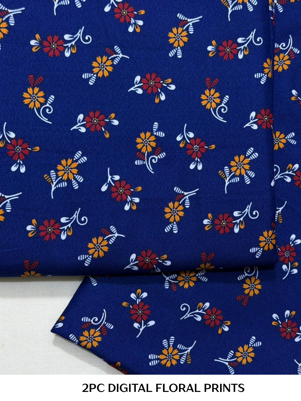 2PC Digital Floral Print