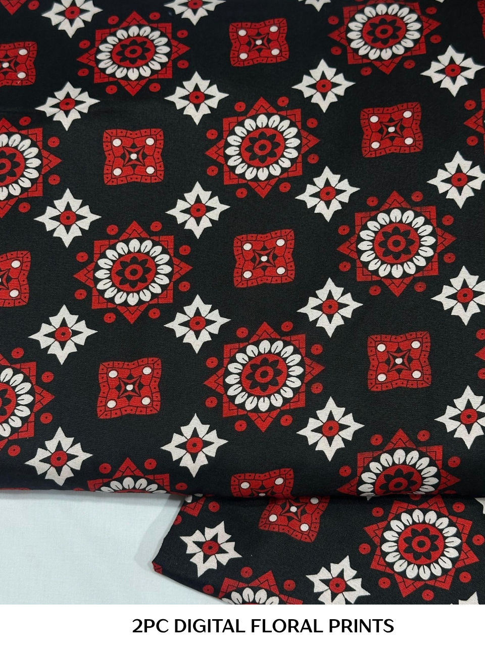 2PC Digital Floral Print