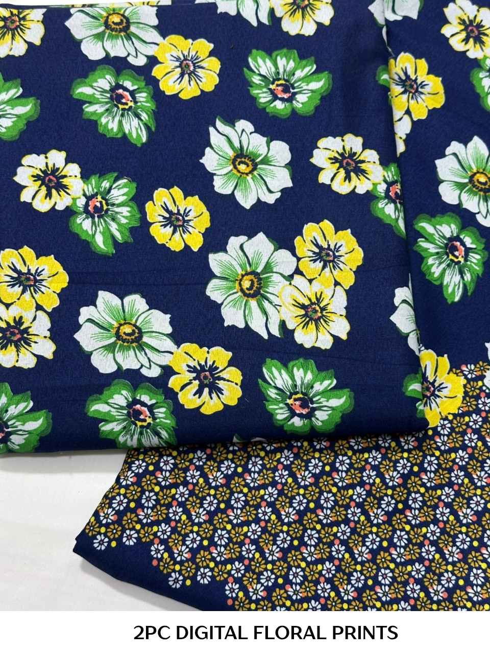 2PC Digital Floral Print