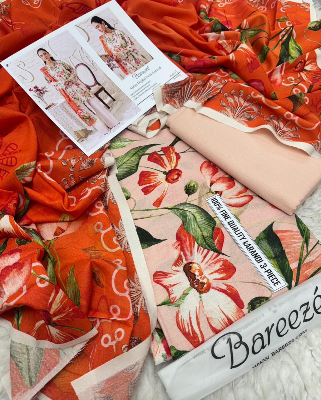 Karandi Unstitched 3 Piece
